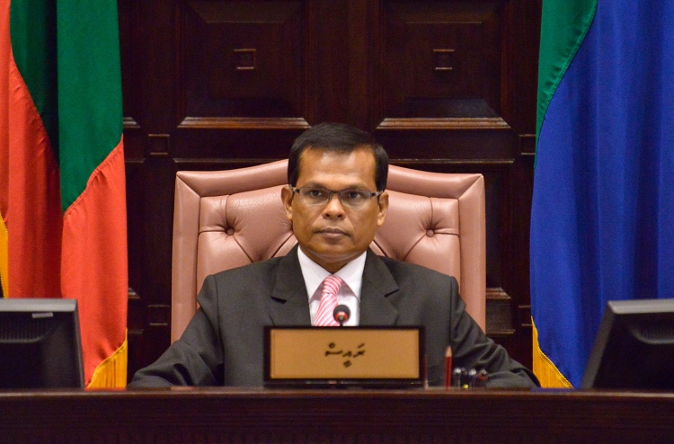 Speaker of the Parliament Abdullah Maseeh Mohamed