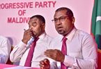 PPM's SG Abdulla Khaleel speaks at PPM press conference. FILE PHOTO/MIHAARU