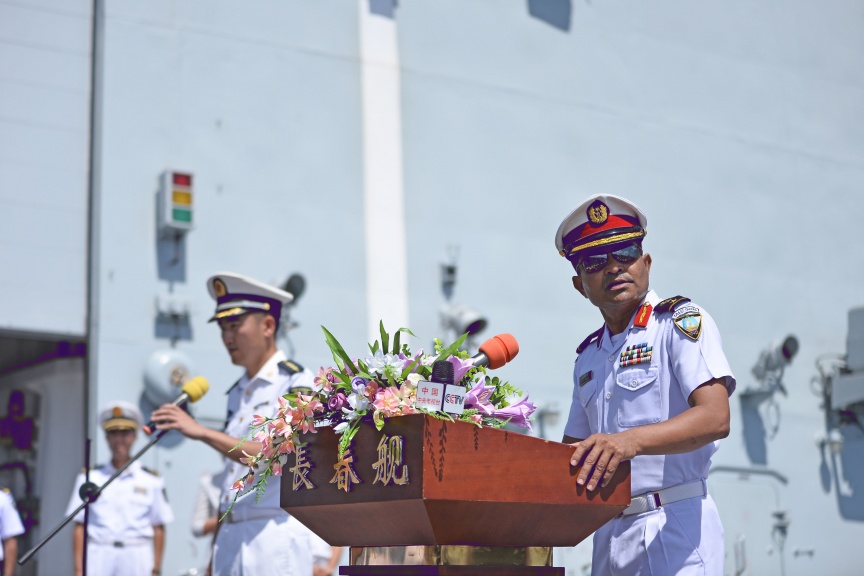 3 Chinese navy ships in Maldives on peace mission