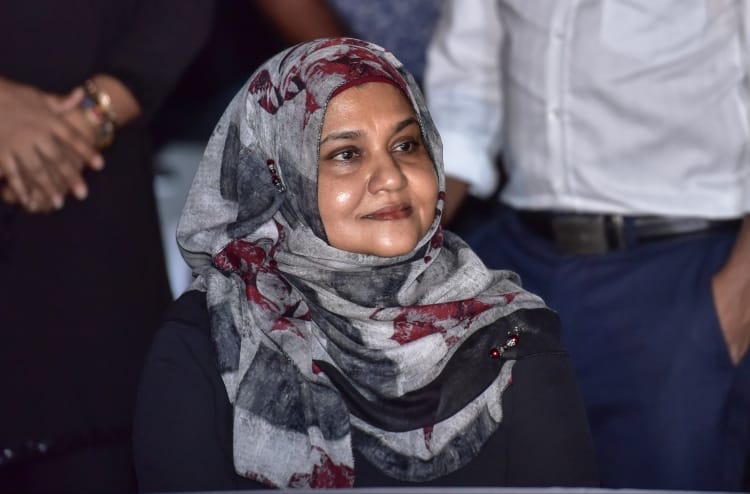 First Lady Fathimath Ibrahim. PHOTO: NISHAN ALI/MIHAARU