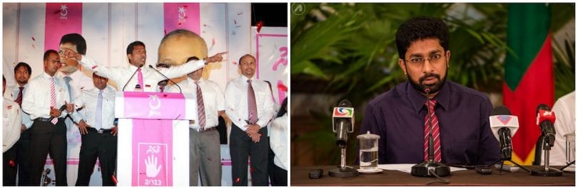 Former Minister of Home Affairs Azleen Ahmed and Azleen Ahmed