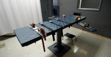Inside an execution chamber.