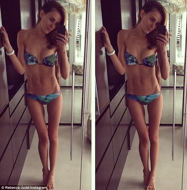 Controversial: Rebecca Judd  posted to Instagram a bikini snap in 2014, which caused cruel trolls to unleash on her