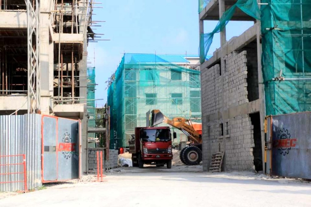 Construction of apartments in Hulhumalé city