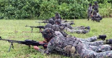 MNDF soldiers pictured during a training session. PHOTO/MNDF