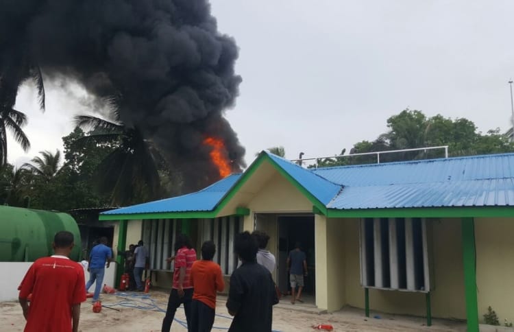ukulhas power house fire