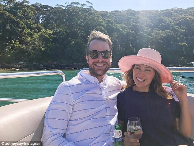 Funny: Hamish's plane posts are just the latest in a serious of funny holiday moments he and Zoe have shared with their fans 
