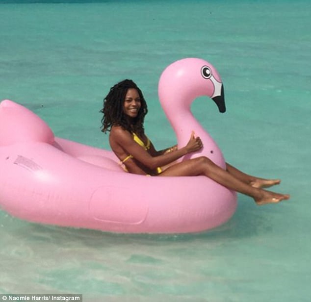 Woo! The 41-year-old Londoner left her 111,000 Instagram followers awestruck as she shared a series of stunning snaps from the jaunt to the plush resort before frolicking in the sea in a barely-there yellow bikini
