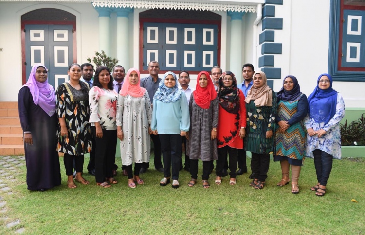 First lady with school principals