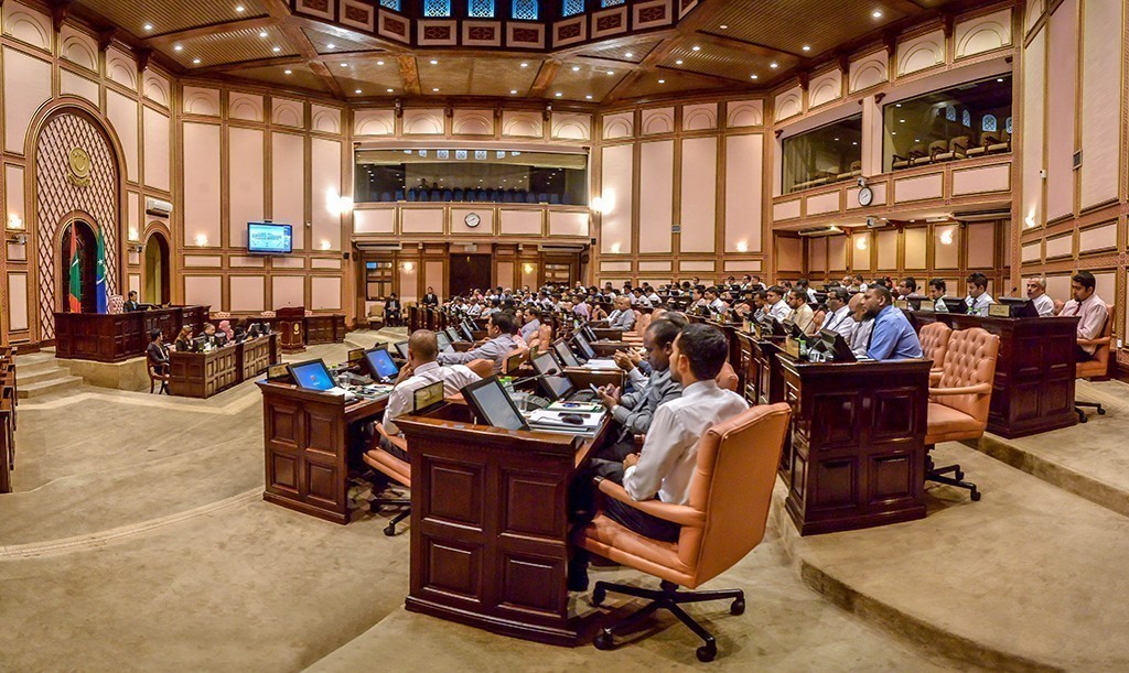 Maldives Parliament in session