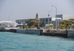 breakwater being done - new terminal area of VIA