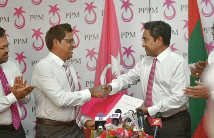 Deputy Speaker Moosa with President