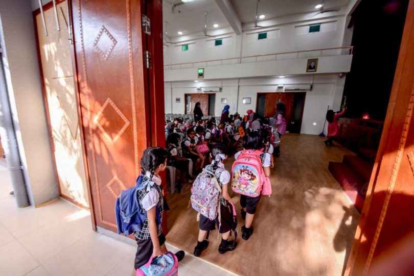 students entering school