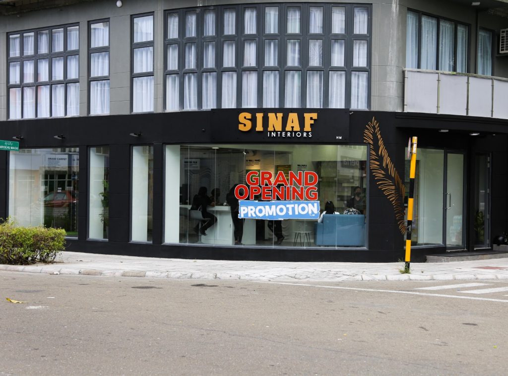 SINAF’s Brand New Showroom in Hulhumale’