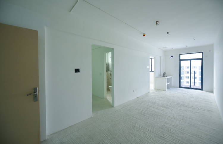 Inside one of the flats constructed under the Hiyaa Project