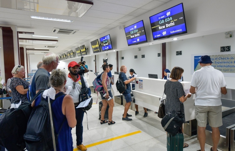 Passengers at Velana International Airport