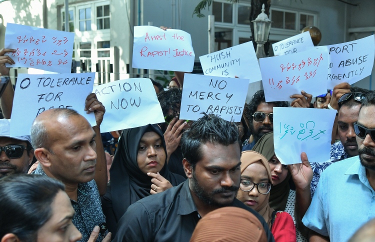 Protest against rape