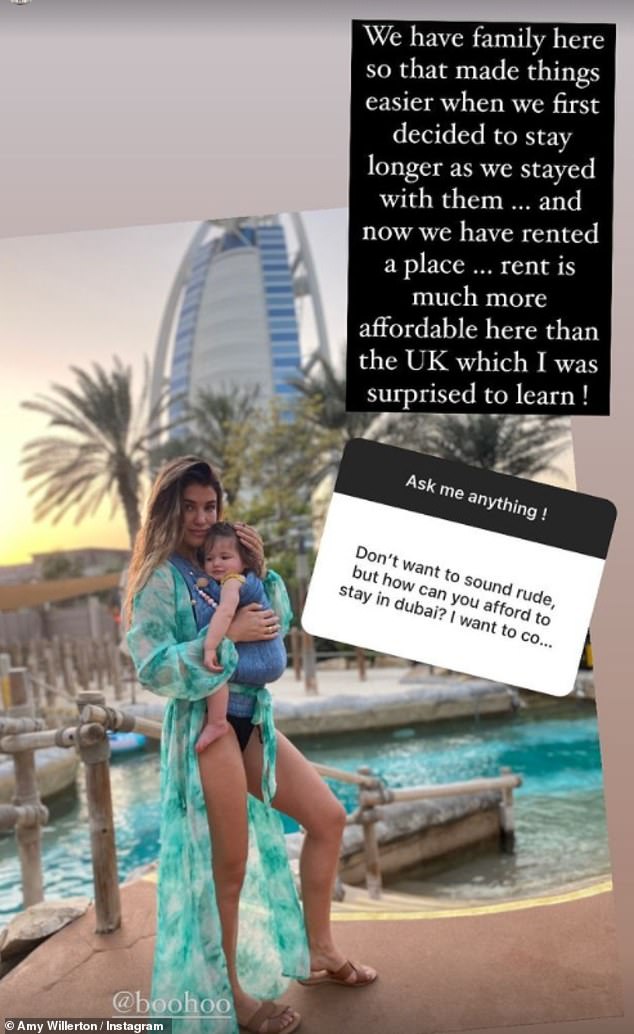 Working abroad: 'I guess I do feel sorry in some ways for the influencers who came over here and actually just owned the fact they were here and are receiving death threats for it,' she said